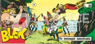 IL GRANDE BLEK - COLLANA FRECCIA ANASTATICA :  7A (VII) SERIE A STRISCE 1/21 COMPLETA ( 127/147 )