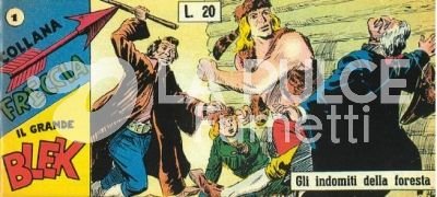 IL GRANDE BLEK - COLLANA FRECCIA ANASTATICA :  9A (IX) SERIE A STRISCE 1/21 COMPLETA ( 169/189 )