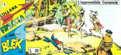 IL GRANDE BLEK - COLLANA FRECCIA ANASTATICA : 18A (XVII) SERIE A STRISCE 1/21 COMPLETA ( 358/378 )