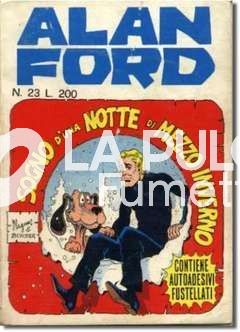 ALAN FORD ORIGINALE #    23: SOGNO DI UNA NOTTE DI MEZZO INVERNO - NO ADESIVI