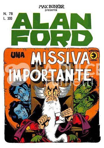 ALAN FORD ORIGINALE #    78: UNA MISSIVA IMPORTANTE