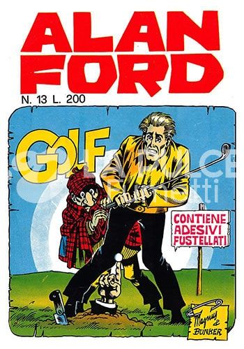 ALAN FORD ORIGINALE #    13: GOLF + ADESIVI