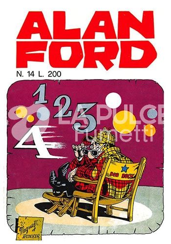 ALAN FORD ORIGINALE #    14: 1 2 3 4 - NO ADESIVI
