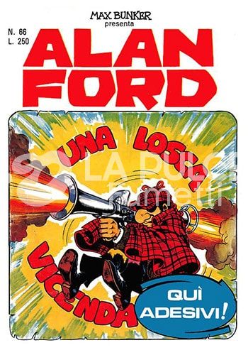 ALAN FORD ORIGINALE #    66: UNA LOSCA VICENDA + ADESIVI