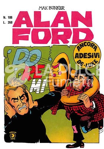 ALAN FORD ORIGINALE #   106: DO RE MI + ADESIVI