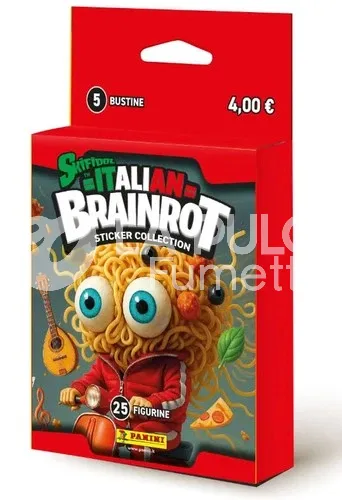 SKIFIDOL  ITALIAN BRAINROT -  5 BUSTINE STICKERS COLLECTION