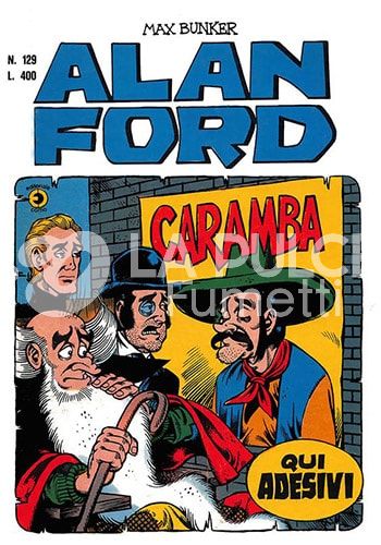 ALAN FORD ORIGINALE #   129: CARAMBA + ADESIVI