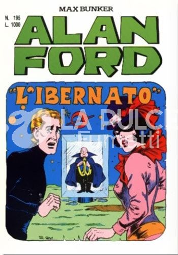 ALAN FORD ORIGINALE #   195: L'IBERNATO (FORMATO PIU GRANDE)