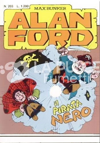 ALAN FORD ORIGINALE #   203: IL PIRATA NERO
