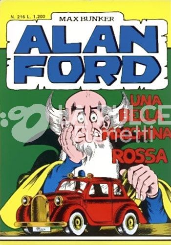 ALAN FORD ORIGINALE #   216: UNA BELLA MACCHINA ROSSA