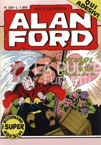 ALAN FORD ORIGINALE #   220: CUORI SOLITARI - NO ADESIVI