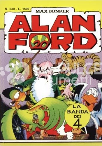 ALAN FORD ORIGINALE #   230: LA BANDA DEI 4