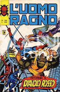 UOMO RAGNO #   164: RITORNA IL DIAVOLO ROSSO