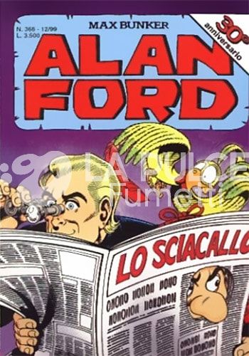 ALAN FORD ORIGINALE #   366: LO SCIACALLO