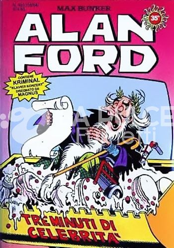 ALAN FORD ORIGINALE #   423: TRE MINUTI DI CELEBRITA'