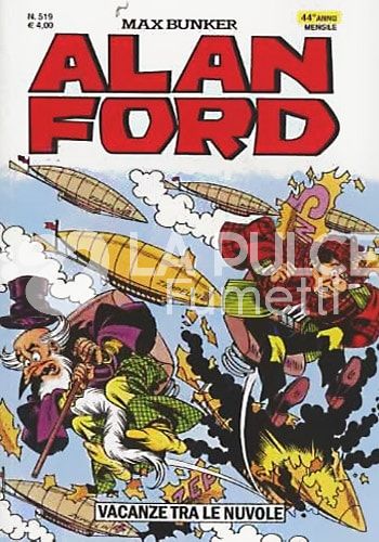 ALAN FORD ORIGINALE #   519: VACANZE TRA LE NUVOLE