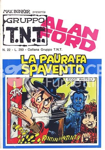 ALAN FORD GRUPPO TNT #    22: LA PAURA FA SPAVENTO