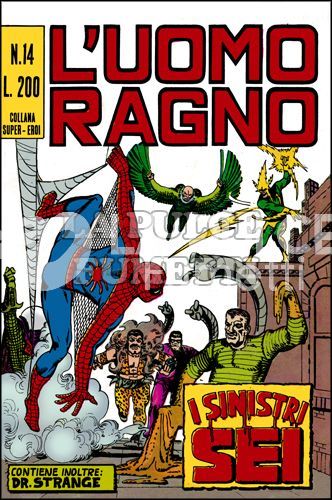 UOMO RAGNO #    14: I SINISTRI SEI DI BUSTA