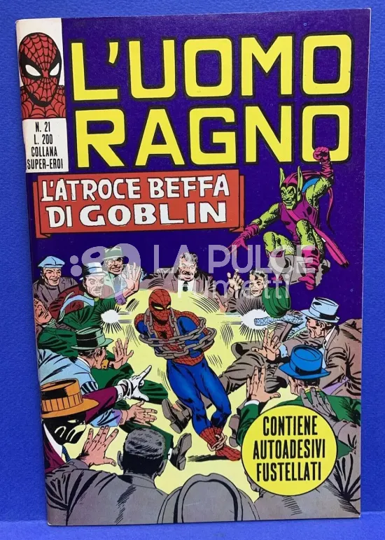 UOMO RAGNO #    21: L'ATROCE BEFFA DI GOBLIN - NO ADESIVI