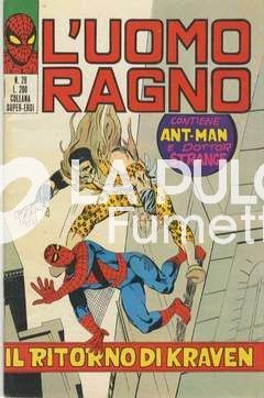 UOMO RAGNO #    28: IL RITORNO DI KRAVEN DI BUSTA