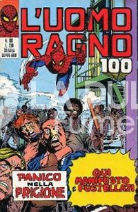 UOMO RAGNO #   100: PANICO NELLA PRIGIONE - NO ADESIVI - NO MANIFESTO