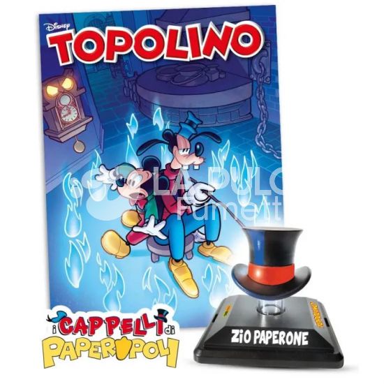 TOPOLINO LIBRETTO #  3611 + i CAPPELLi di PAPEROPOLI 3 (DI 3): la tuba di ZIO PAPERONE