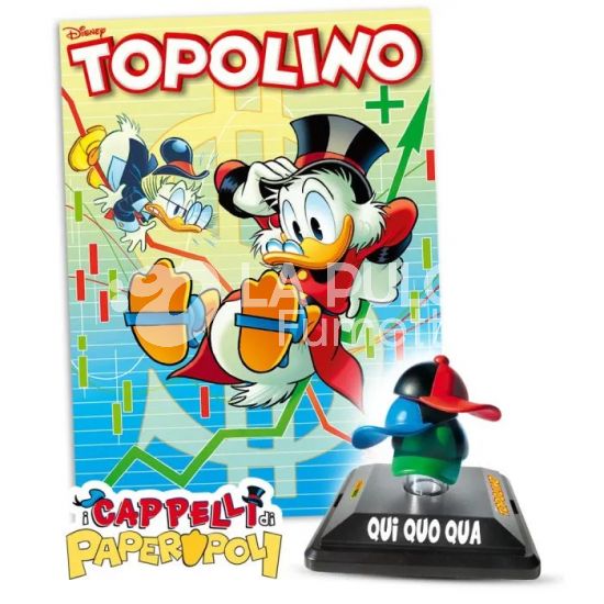 TOPOLINO LIBRETTO #  3610 + i CAPPELLi di PAPEROPOLI 2 (DI 3): i berretti di QUI, QUO E QUA