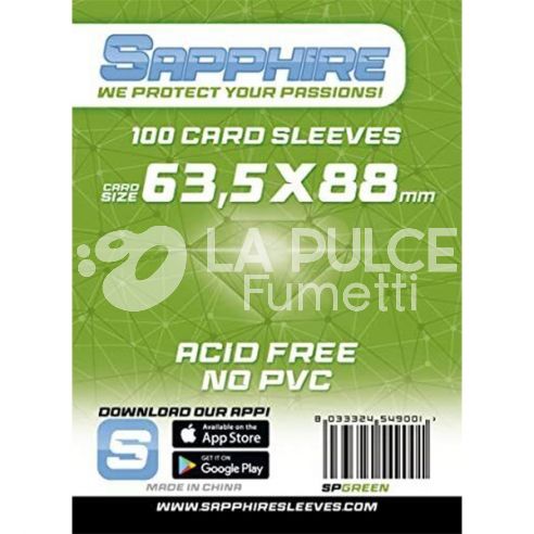 CARD SLEEVES : BUSTINE PROTETTIVE 63.5X88