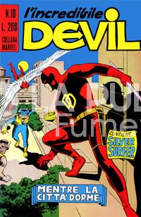 L'INCREDIBILE DEVIL #    10: MENTRE LA CITTA' DORME DI BUSTA