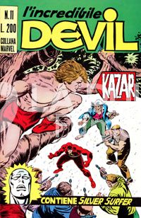 L'INCREDIBILE DEVIL #    11: KAZAR DI BUSTA