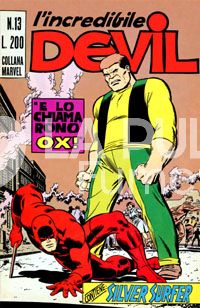 L'INCREDIBILE DEVIL #    13: E LO CHIAMARONO OX DI BUSTA