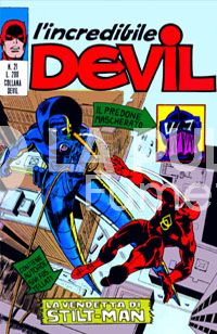 L'INCREDIBILE DEVIL #    21: LA VENDETTA DI STILT MAN + ADESIVI
