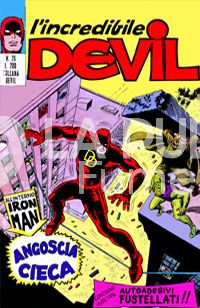 L'INCREDIBILE DEVIL #    26: ANGOSCIA CIECA + ADESIVI