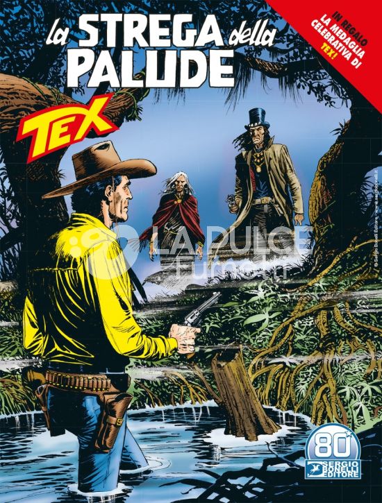 TEX GIGANTE # 727: LA STREGA DELLA PALUDE + MEDAGLIA TEX