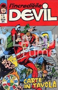 L'INCREDIBILE DEVIL #    57: CARTE IN TAVOLA