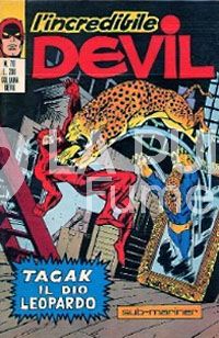 L'INCREDIBILE DEVIL #    70: TAGAK IL DIO LEOPARDO