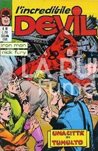 L'INCREDIBILE DEVIL #    68: UNA CITTA'  IN TUMULTO