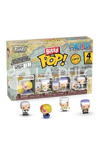 ONE PIECE: SANJI + ZEFF + CRIEG + SMOKER - 4 PACK - BITTY POP