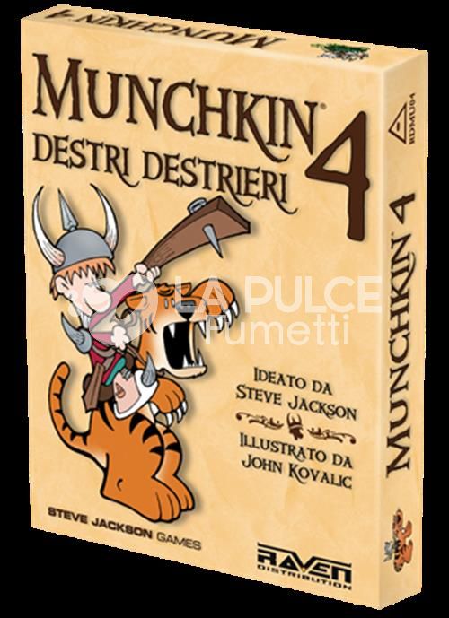 MUNCHKIN 4 - DESTRI  DESTRIERI - NUOVA EDIZIONE (ESPANSIONE)