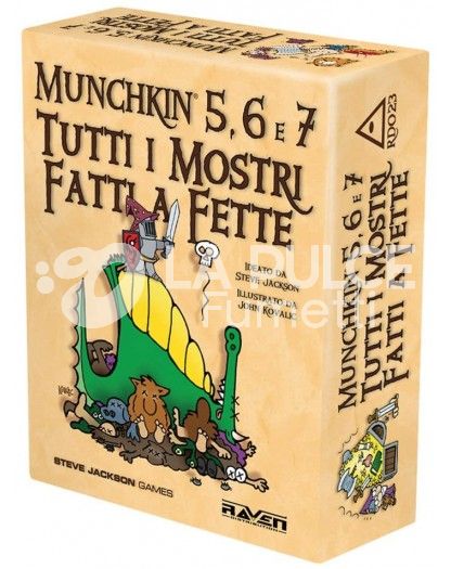 MUNCHKIN 5, 6, E 7 - TUTTI I MOSTRI FATTI A FETTE (ESPANSIONE)