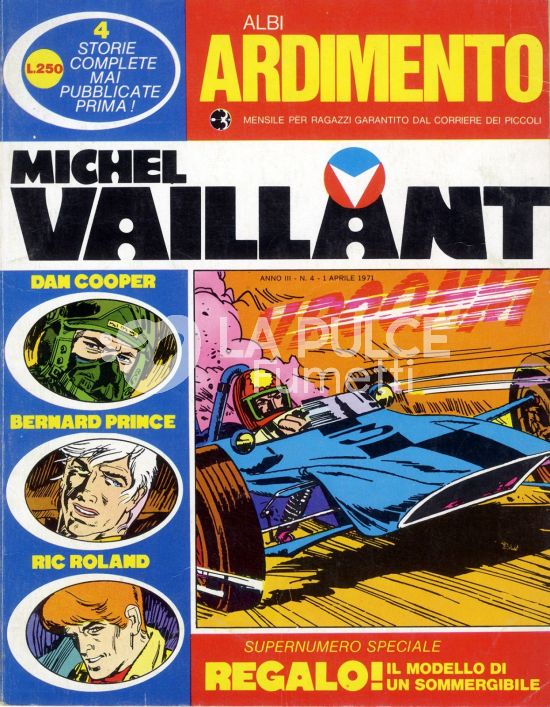 ALBI ARDIMENTO ANNO 3 #     4 - MICHEL VAILLANT: LA LEZIONE - INCIDENTE AL RALLY