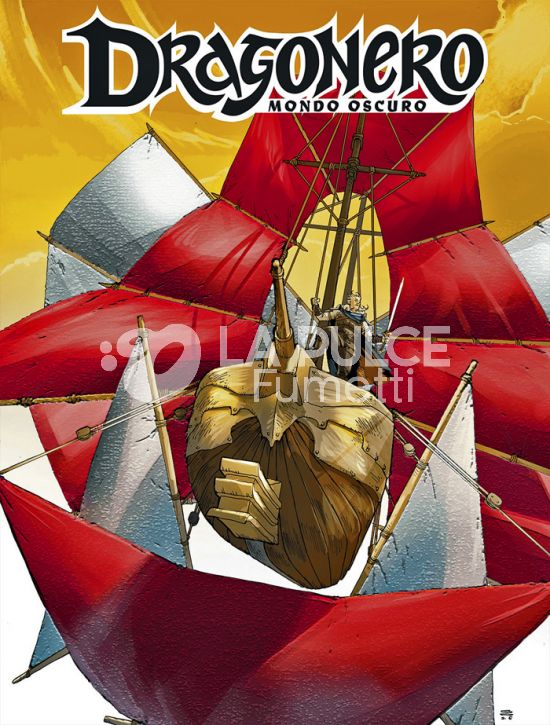 DRAGONERO # 150 - MONDO OSCURO 37 (DI 37): LA FINE DI TUTTO - VARIANT FLOCCATA