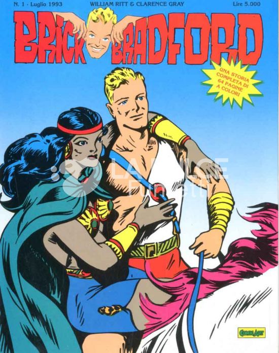 BEST COMICS BRICK BRADFORD TAVOLE DOMENICALI  1 SPECIALE ESTATE 1/4 COMPLETA NUOVI