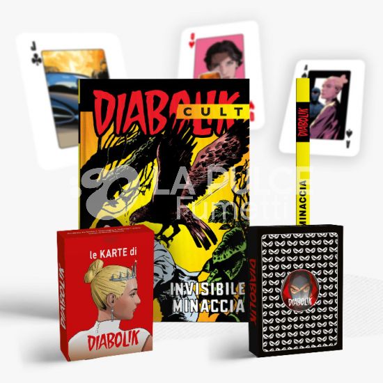 DIABOLIK CULT #     1: INVISIBILE MINACCIA + CARTE DA POKER INEDITE DISEGNATE DA MATTEO BUFFAGNI