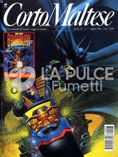 CORTO MALTESE ANNO 10 # 7 + INSERTO RAY BRADBURY LE CRONACHE 1
