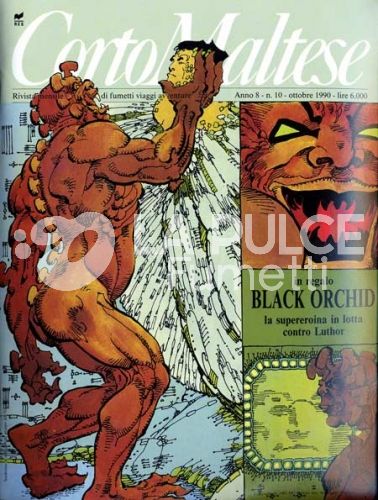 CORTO MALTESE ANNO  8 #    10 + INSERTO WATCHMEN NO SUPPLEMENTO BLACK ORCHID