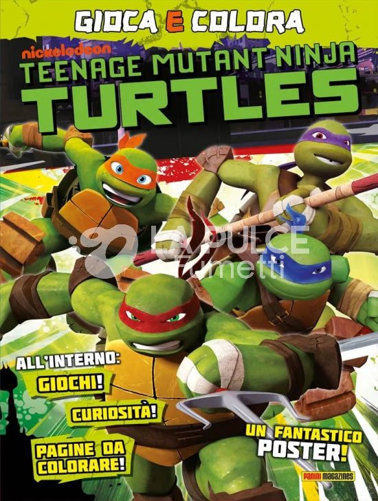 TARTARUGHE NINJA #    55 - TARTARUGHE NINJA GIOCA E COLORA