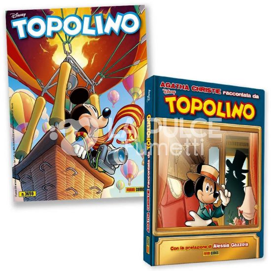 TOPOLINO LIBRETTO #  3659 + TOPOLIBRO AGATHA CHRISTIE RACCONTATA DA TOPOLINO