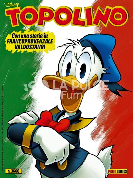 TOPOLINO LIBRETTO #  3660 - VERSIONE VALLE D'AOSTA (FRANCOPROVENZALE VALDOSTANO)