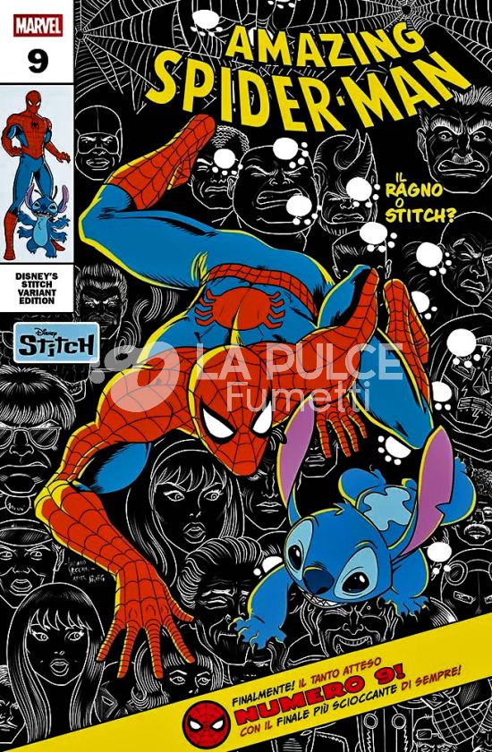UOMO RAGNO # 882 - AMAZING SPIDER-MAN 9 - SPIDER-VERSE VS. VENOMVERSE - STITCH VARIANT